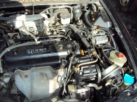 1991 HONDA  ACCORD EX SDN, 2.2L AUTO, COLOR BLACK, STL A15183
